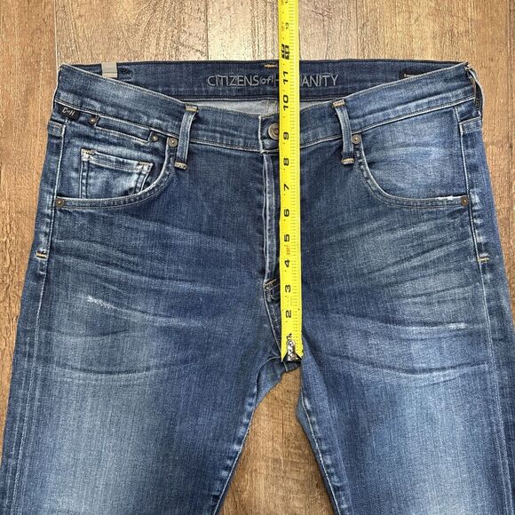 Citizens of Humanity Emerson Slim Boyfriend Jeans in Blue Ridge 30 - Picture 11 of 16